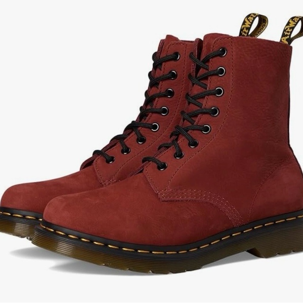 Dr. Martens Russet Red Combat Boots NWT